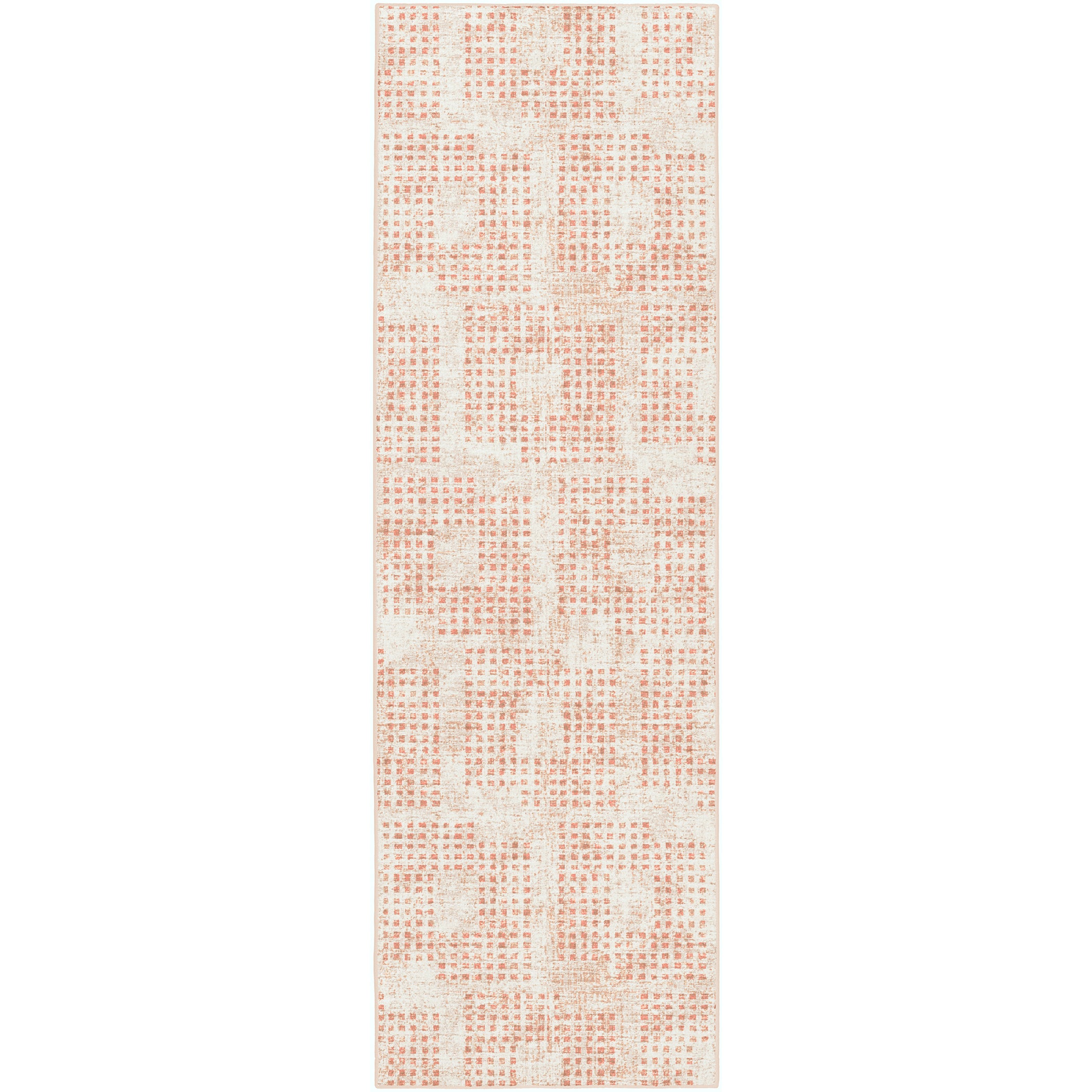 Indoor/Outdoor Transitional DA1 Linen Ivory Rug 2'6" x 10' #shape_Runner