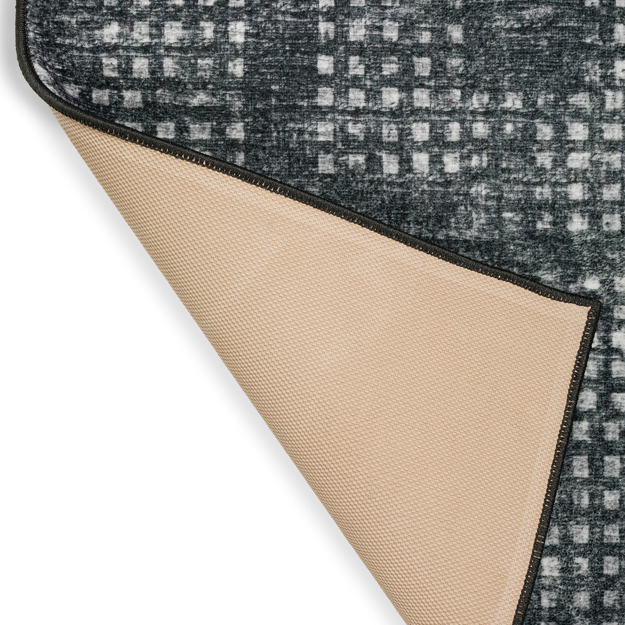 Indoor/Outdoor Transitional DA1 Midnight Black Rug 2' x 3' #shape_Rectangle
