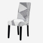KAS Geometry Chair Cover Elastic Chair Covers Spandex Stretch Anti-dirty Removable Dining Office Chair Case