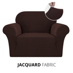KAS Armchair Cover 4-Styles Elastic Sofa Cover Couch Covers for Living Room Stretchable Slipcover for Chairs - 1 Seater Chair Slip Cover