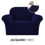 KAS Armchair Cover 4-Styles Elastic Sofa Cover Couch Covers for Living Room Stretchable Slipcover for Chairs - 1 Seater Chair Slip Cover