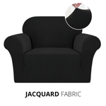 KAS Armchair Cover 4-Styles Elastic Sofa Cover Couch Covers for Living Room Stretchable Slipcover for Chairs - 1 Seater Chair Slip Cover