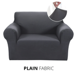 KAS Armchair Cover 4-Styles Elastic Sofa Cover Couch Covers for Living Room Stretchable Slipcover for Chairs - 1 Seater Chair Slip Cover