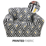 KAS Armchair Cover 4-Styles Elastic Sofa Cover Couch Covers for Living Room Stretchable Slipcover for Chairs - 1 Seater Chair Slip Cover