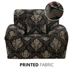 KAS Armchair Cover 4-Styles Elastic Sofa Cover Couch Covers for Living Room Stretchable Slipcover for Chairs - 1 Seater Chair Slip Cover