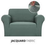 KAS Armchair Cover 4-Styles Elastic Sofa Cover Couch Covers for Living Room Stretchable Slipcover for Chairs - 1 Seater Chair Slip Cover