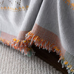 Bohemian Geometric Sofa Throw Cover, Cozy & Protective Ethnic-Inspired Couch Cover