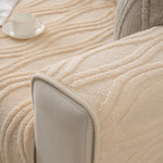 Winter Thickened Non-slip Blanket, Three-Dimensional Embossed Cotton Velvet Sofa Cover
