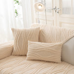 Winter Thickened Non-slip Blanket, Three-Dimensional Embossed Cotton Velvet Sofa Cover
