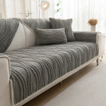 Winter Thickened Non-slip Blanket, Three-Dimensional Embossed Cotton Velvet Sofa Cover