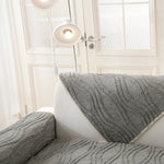 Winter Thickened Non-slip Blanket, Three-Dimensional Embossed Cotton Velvet Sofa Cover