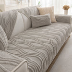 Winter Thickened Non-slip Blanket, Three-Dimensional Embossed Cotton Velvet Sofa Cover