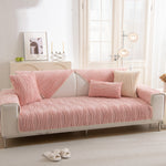 Winter Thickened Non-slip Blanket, Three-Dimensional Embossed Cotton Velvet Sofa Cover