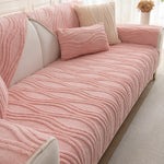 Winter Thickened Non-slip Blanket, Three-Dimensional Embossed Cotton Velvet Sofa Cover
