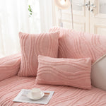 Winter Thickened Non-slip Blanket, Three-Dimensional Embossed Cotton Velvet Sofa Cover