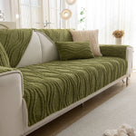 Winter Thickened Non-slip Blanket, Three-Dimensional Embossed Cotton Velvet Sofa Cover