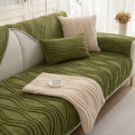 Winter Thickened Non-slip Blanket, Three-Dimensional Embossed Cotton Velvet Sofa Cover