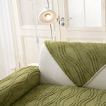 Winter Thickened Non-slip Blanket, Three-Dimensional Embossed Cotton Velvet Sofa Cover