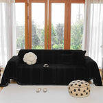 Textural Striped Chenille Sofa Covers, Boho Washable Decor Sofa Blankets Covers