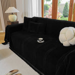 Textural Striped Chenille Sofa Covers, Boho Washable Decor Sofa Blankets Covers