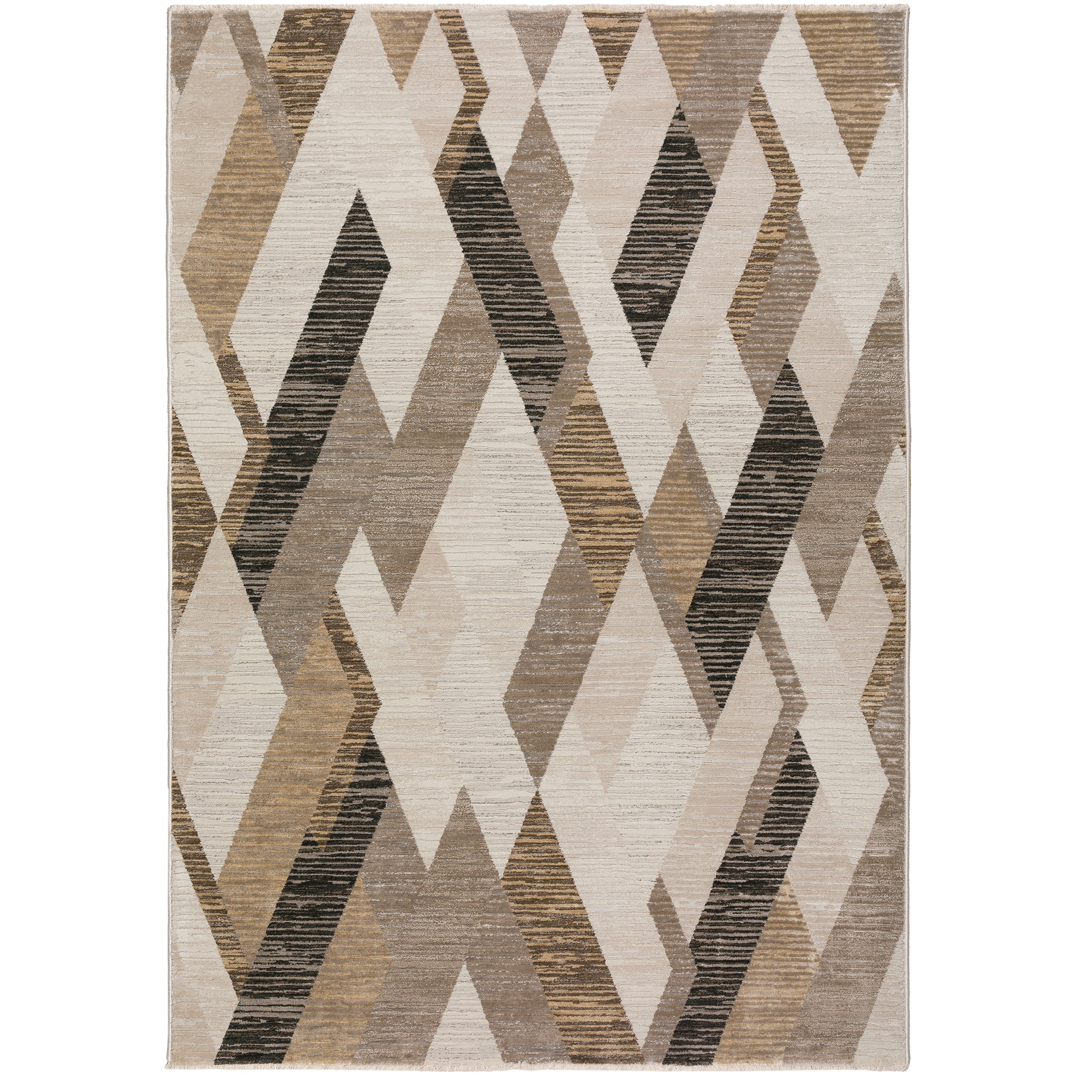 Transitional DZ5 Putty Brown Rug 3'3" x 5'3" #shape_Rectangle