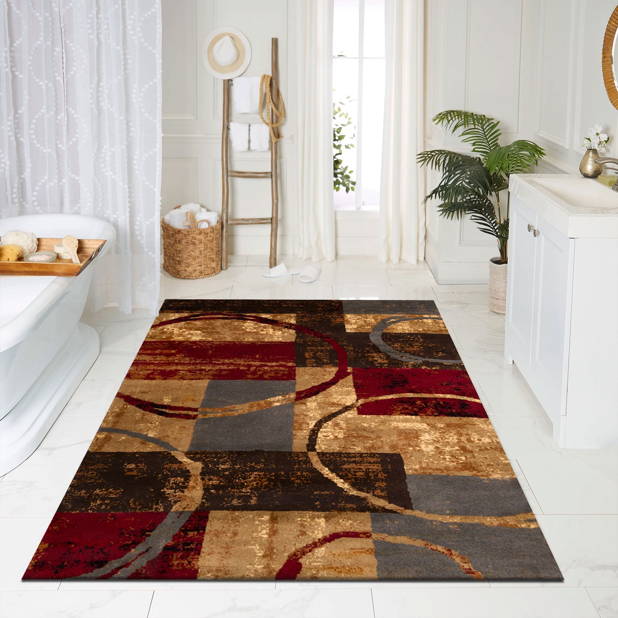 Merapi Machine Washable Area Rug