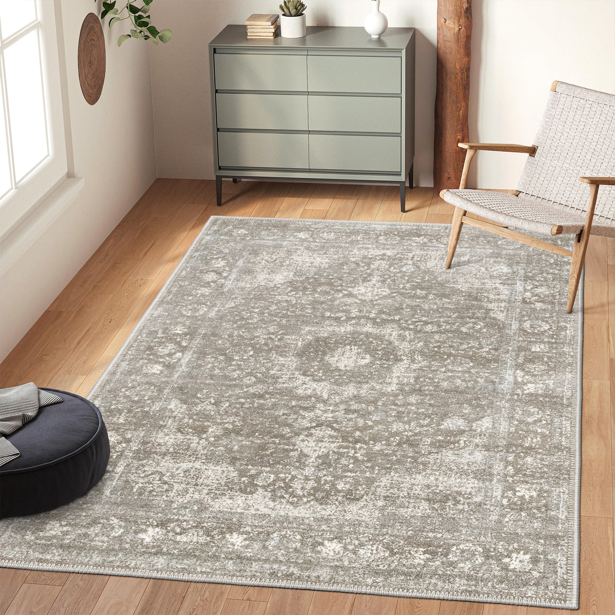 Victory Machine Washable Area Rug