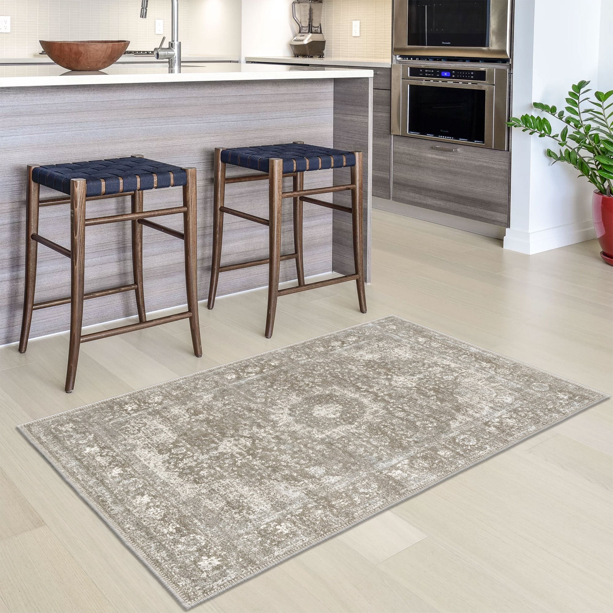 Victory Machine Washable Area Rug