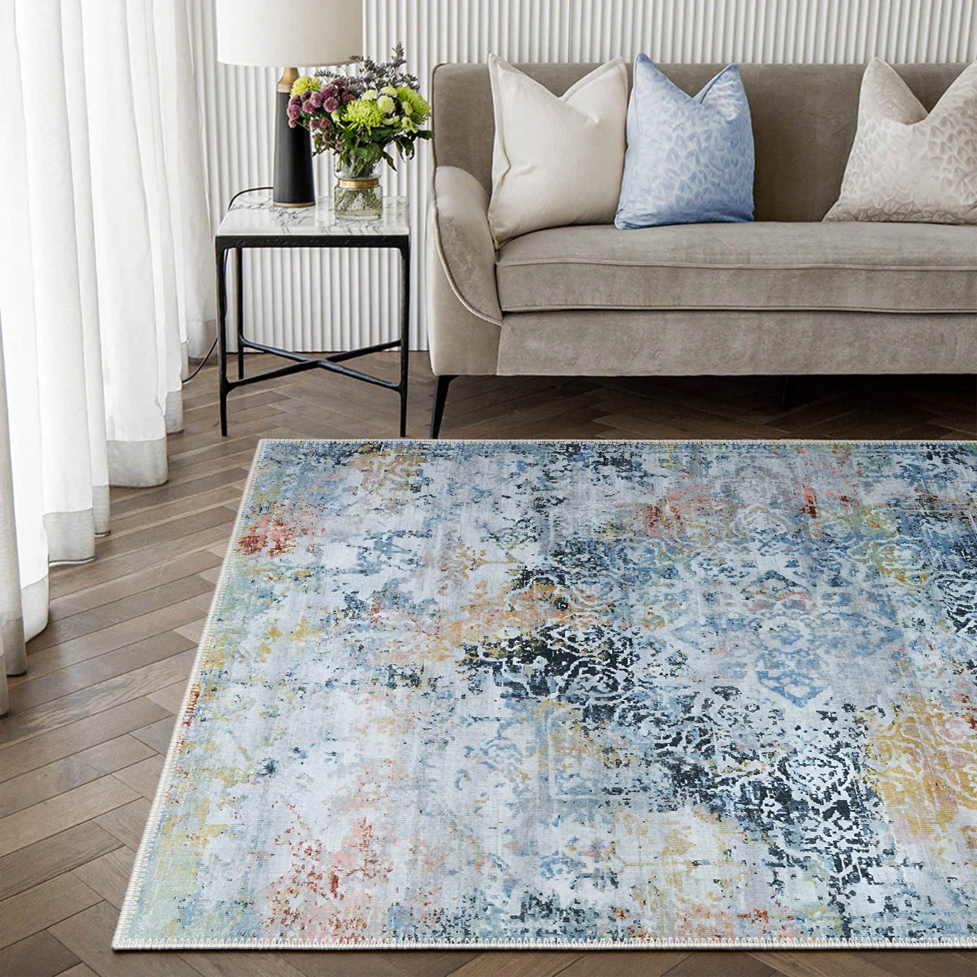 Nebo Machine Washable Area Rug