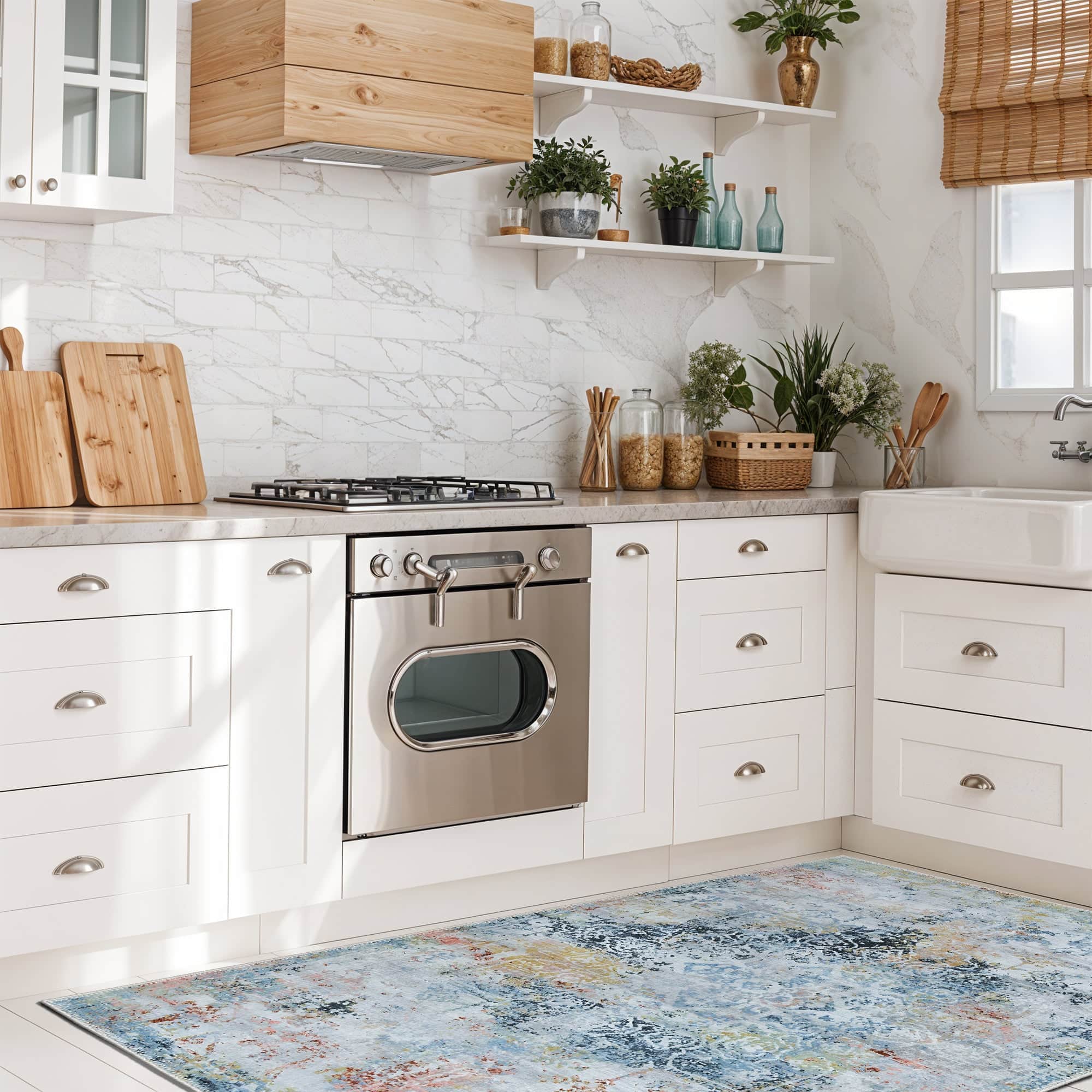 Nebo Machine Washable Area Rug