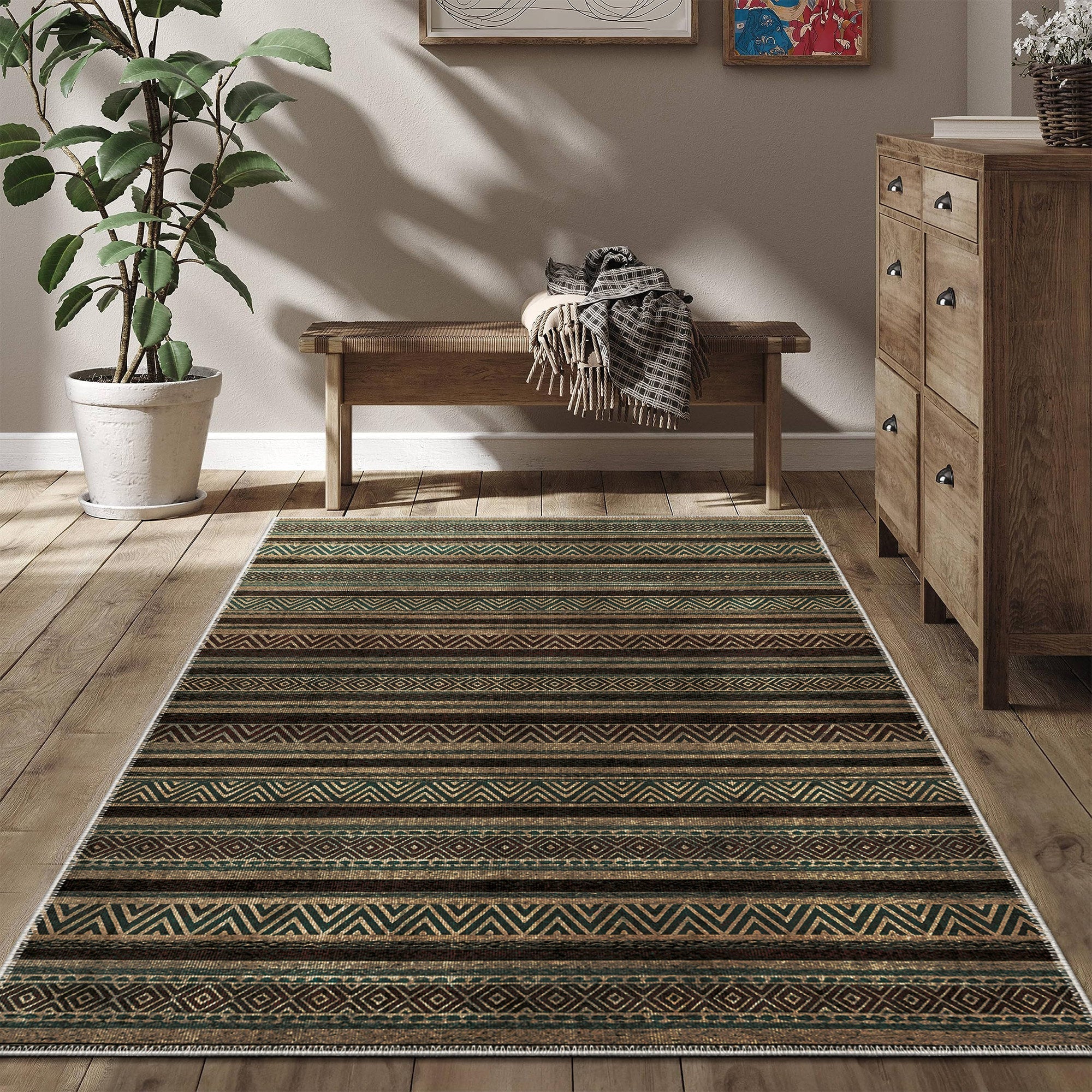 Shasta Machine Washable Area Rug