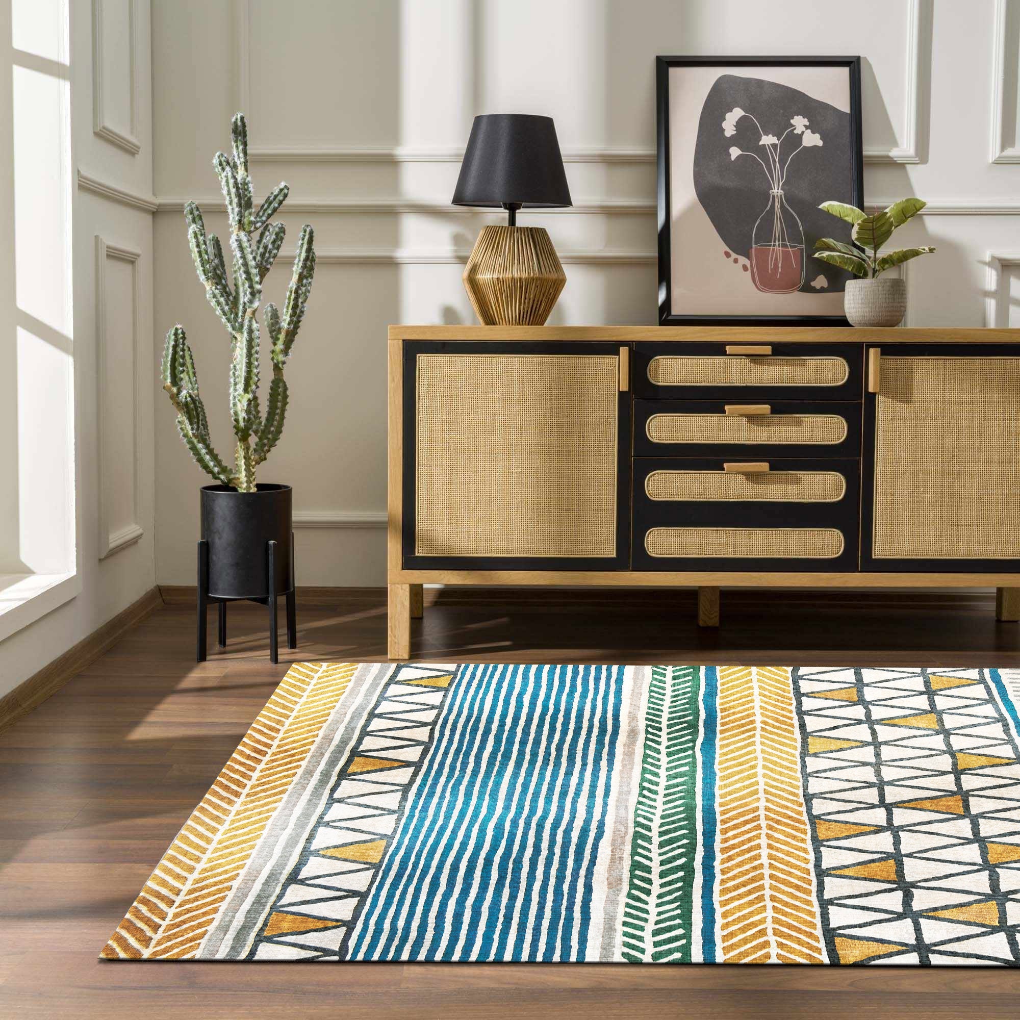 Cook Machine Washable Area Rug
