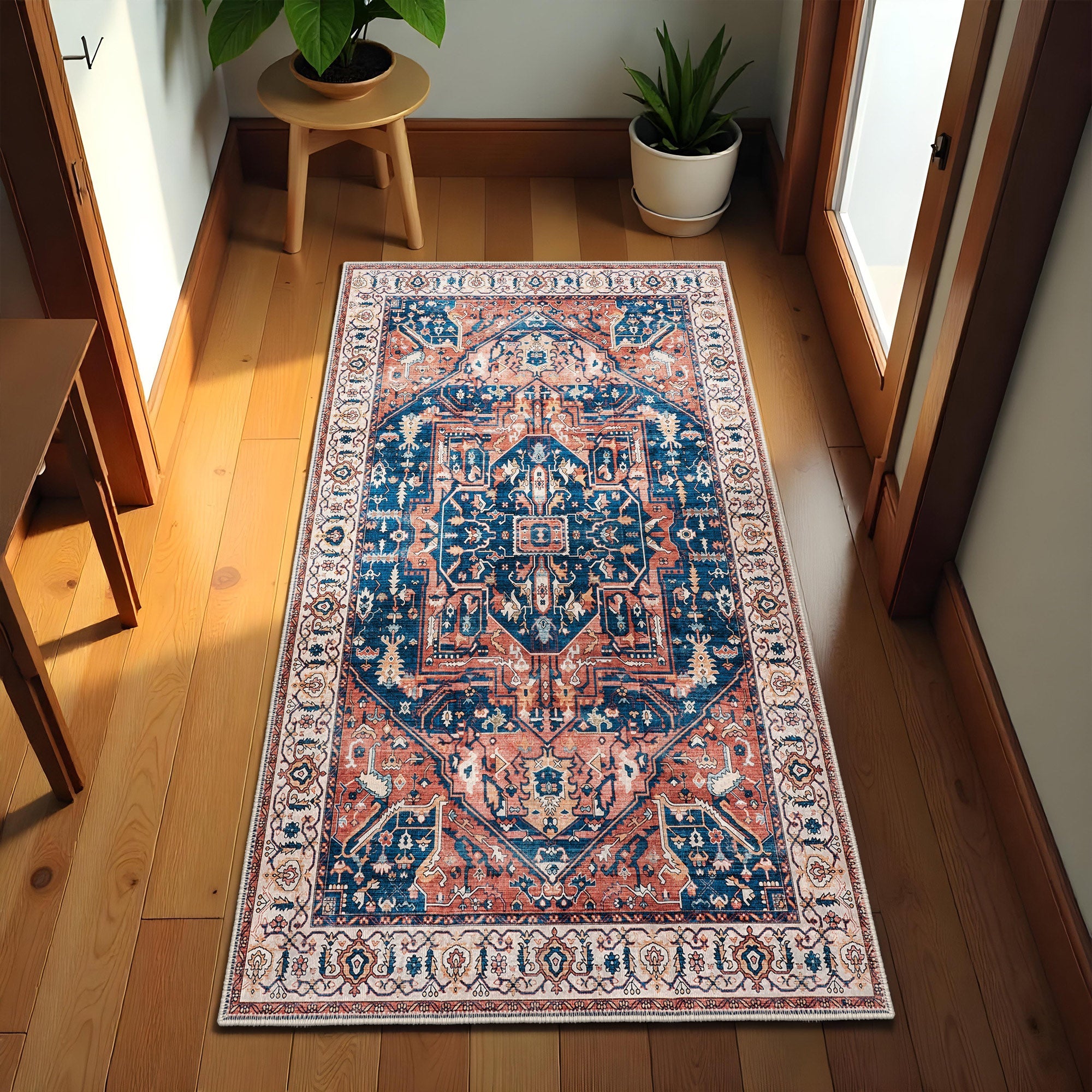 Bandeira Machine Washable Area Rug