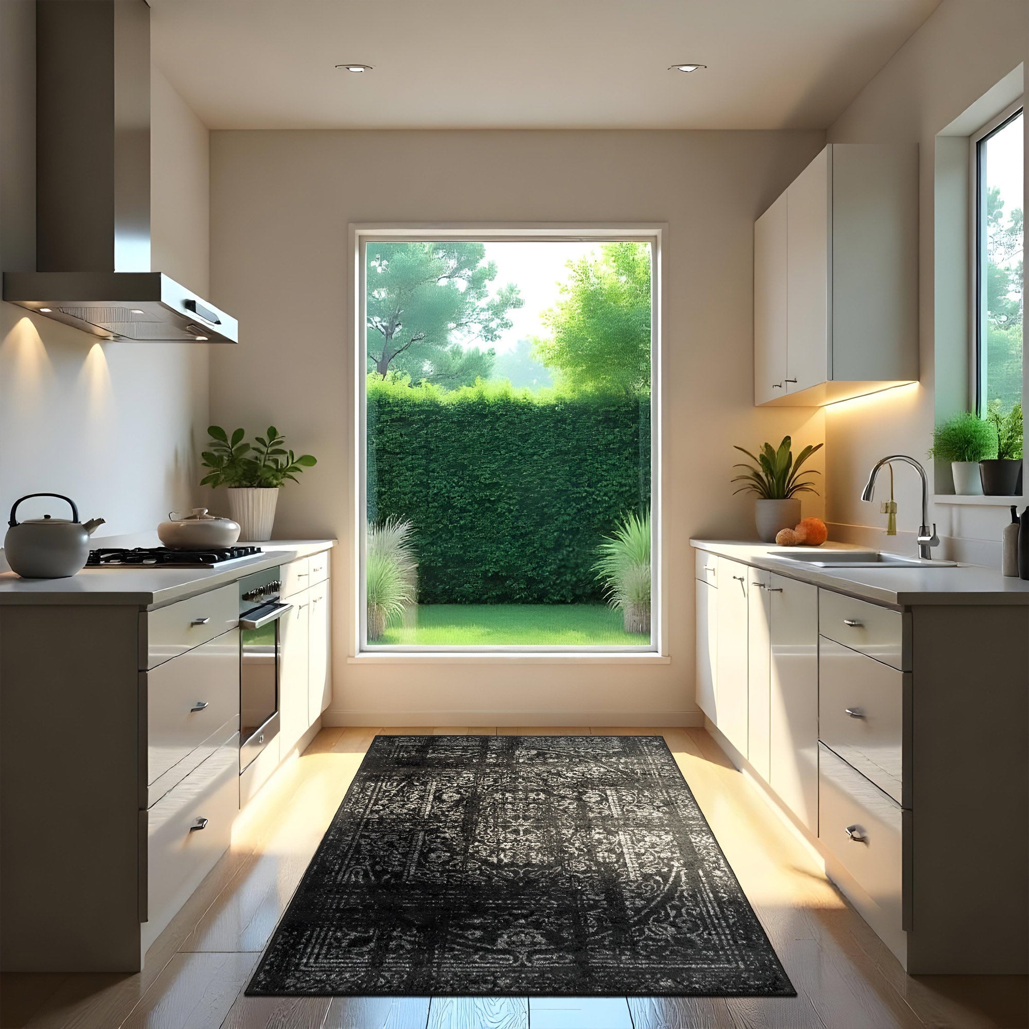 Huila Machine Washable Area Rug