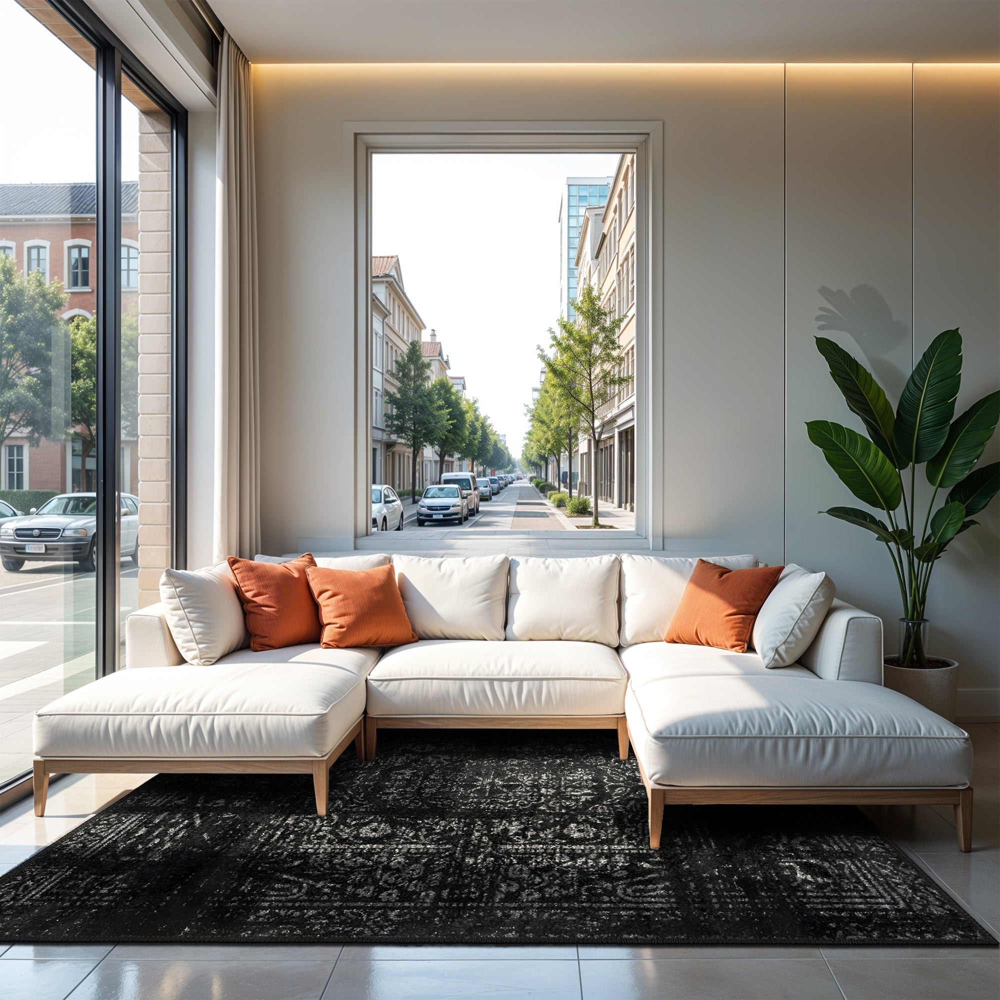 Huila Machine Washable Area Rug