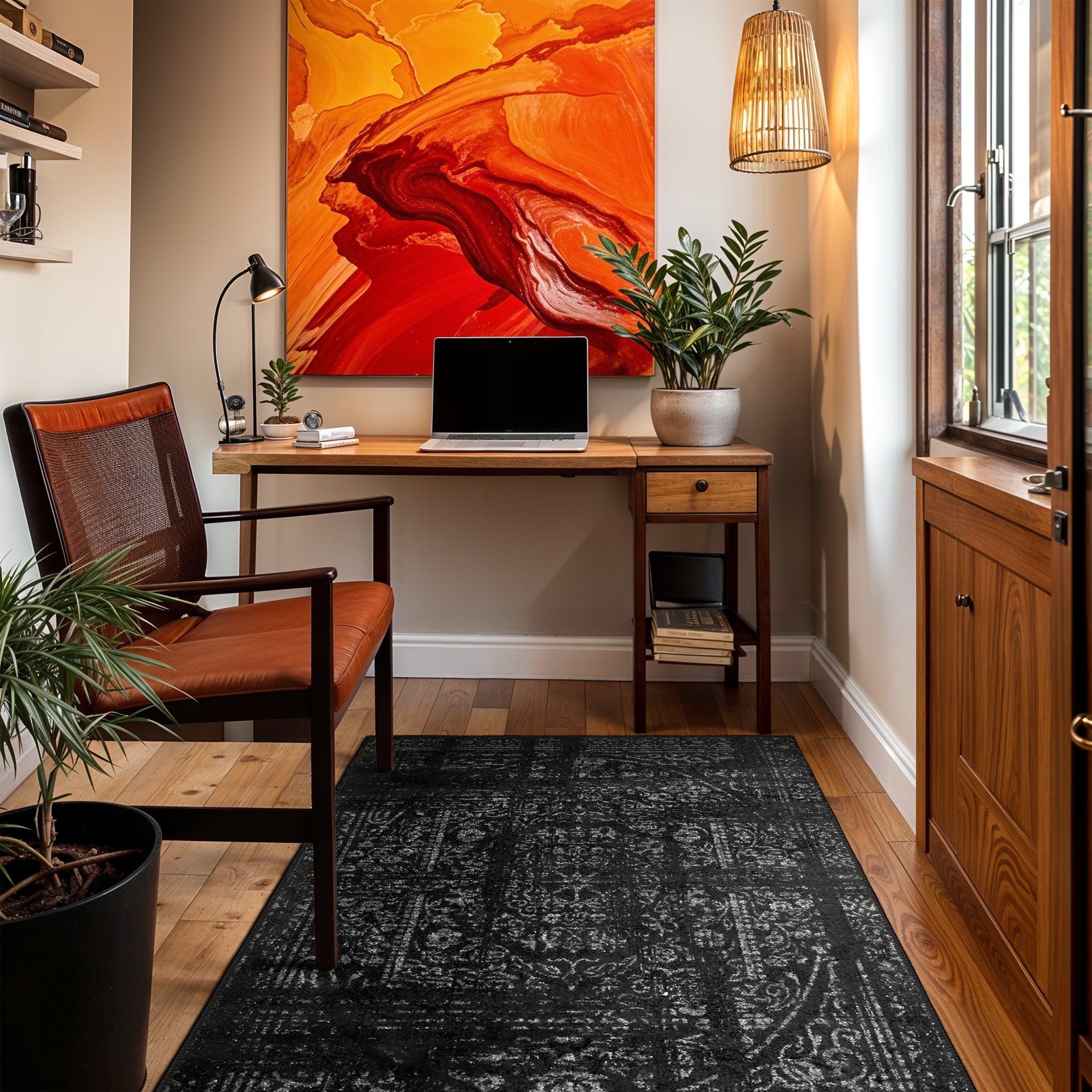 Huila Machine Washable Area Rug