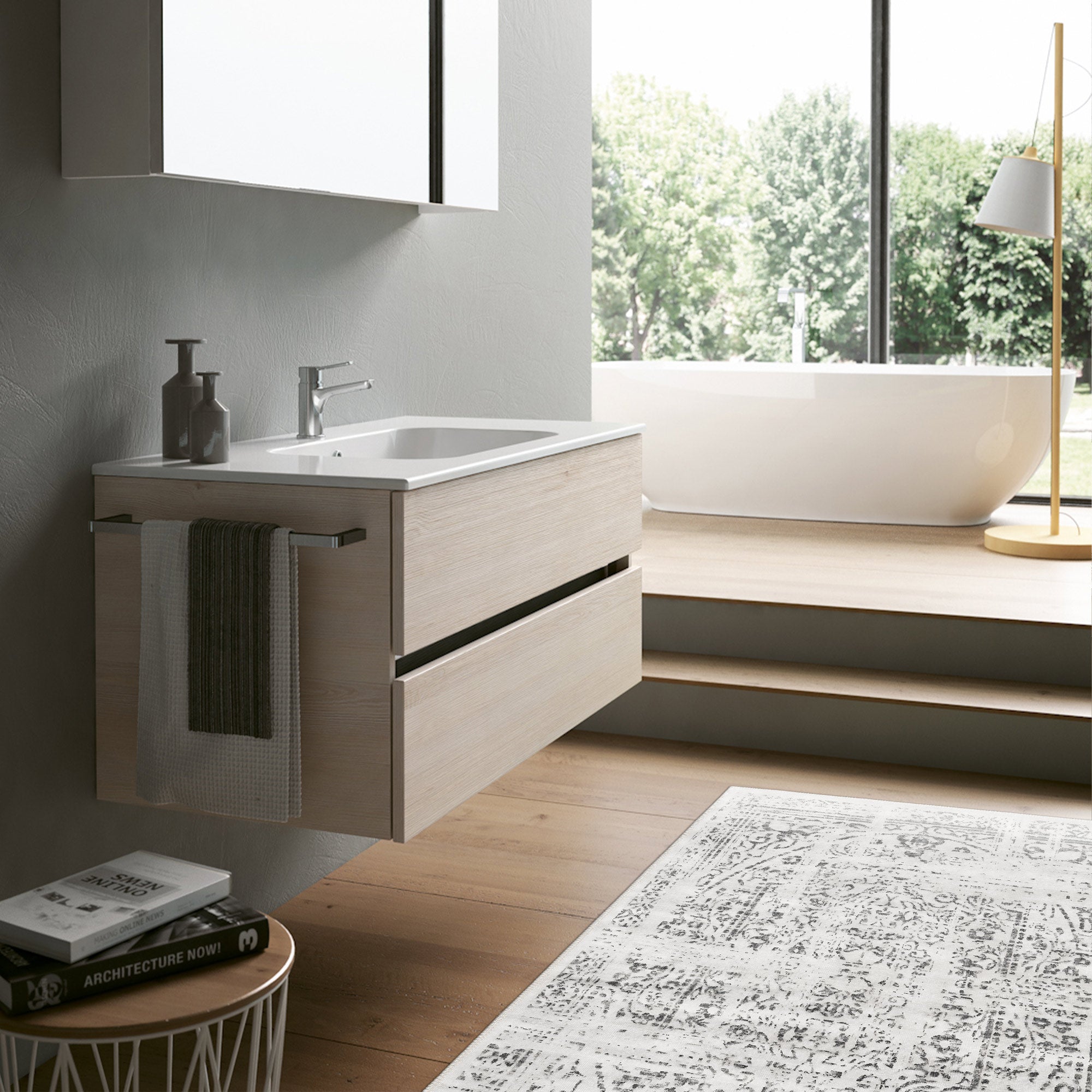 Ruiz Machine Washable Area Rug