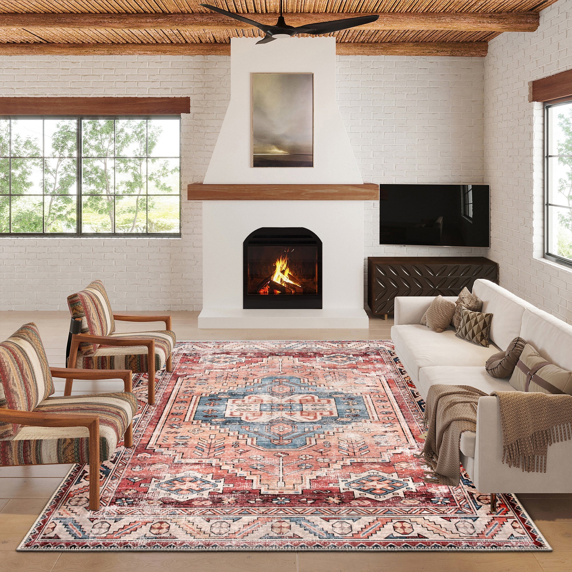 Tolima Machine Washable Area Rug
