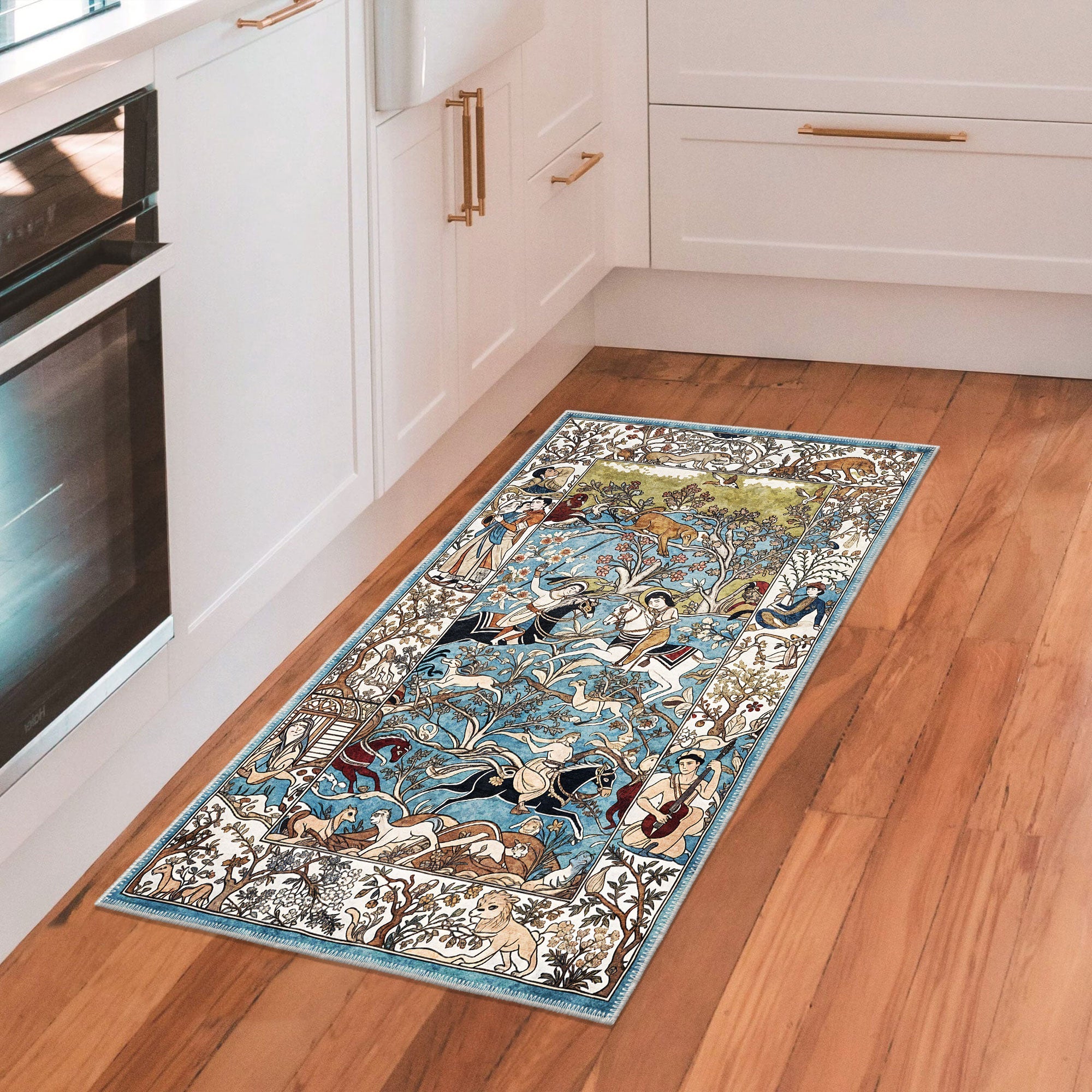 Bruce Machine Washable Area Rug