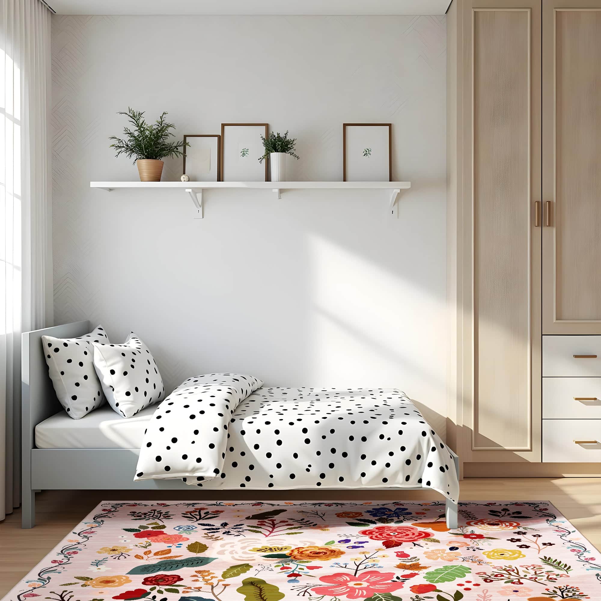 Shispare Machine Washable Area Rug Flashrug