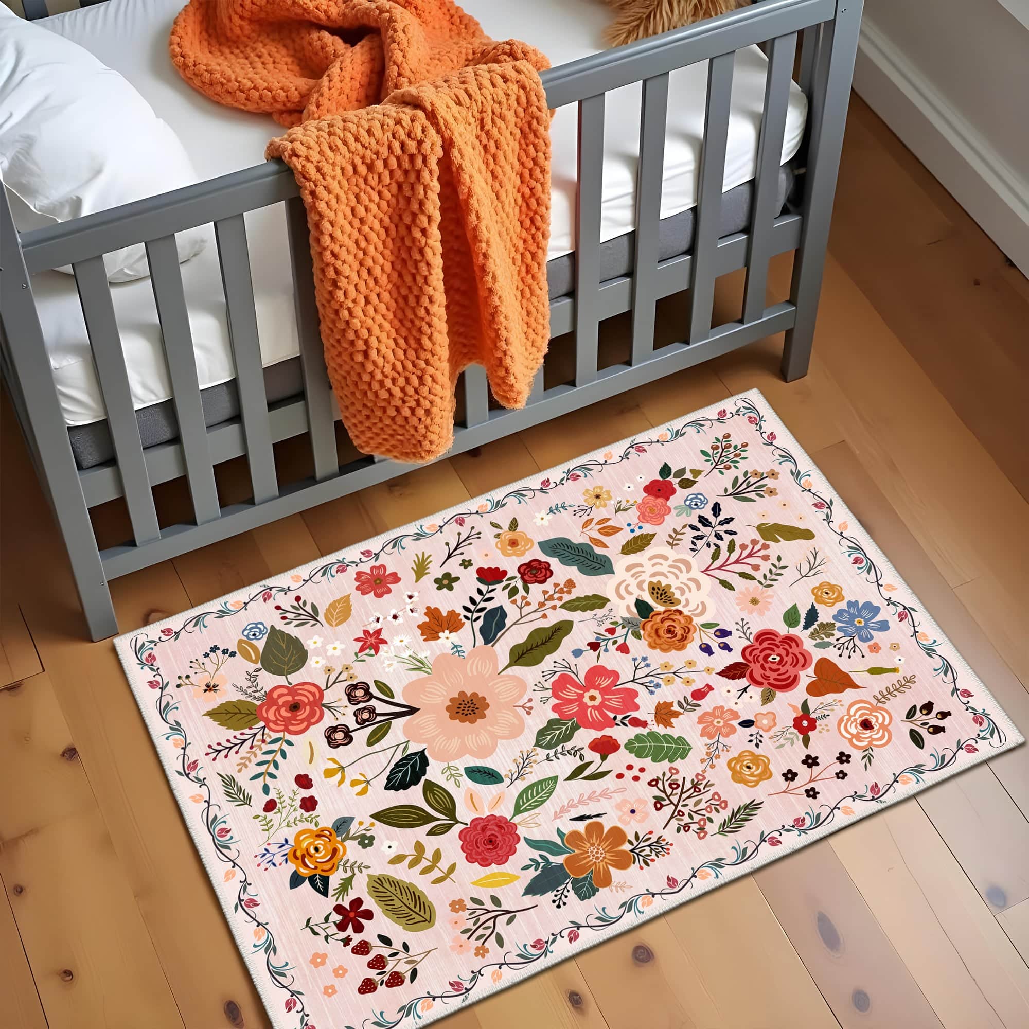 Shispare Machine Washable Area Rug Flashrug