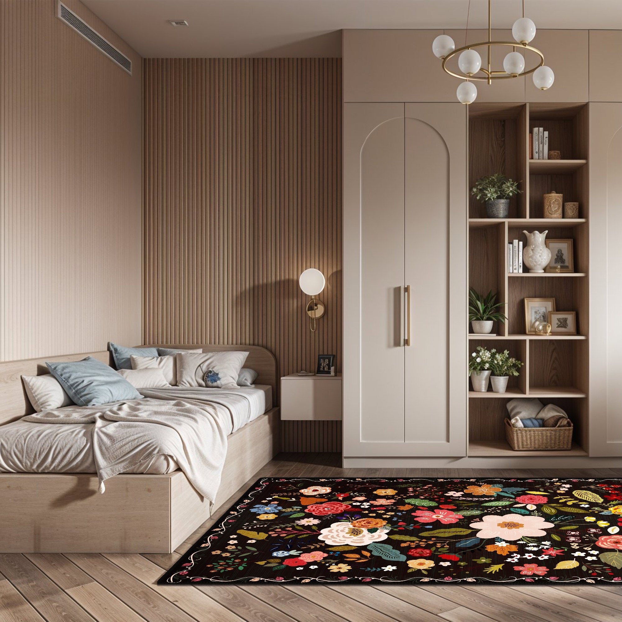 Zethor Machine Washable Area Rug