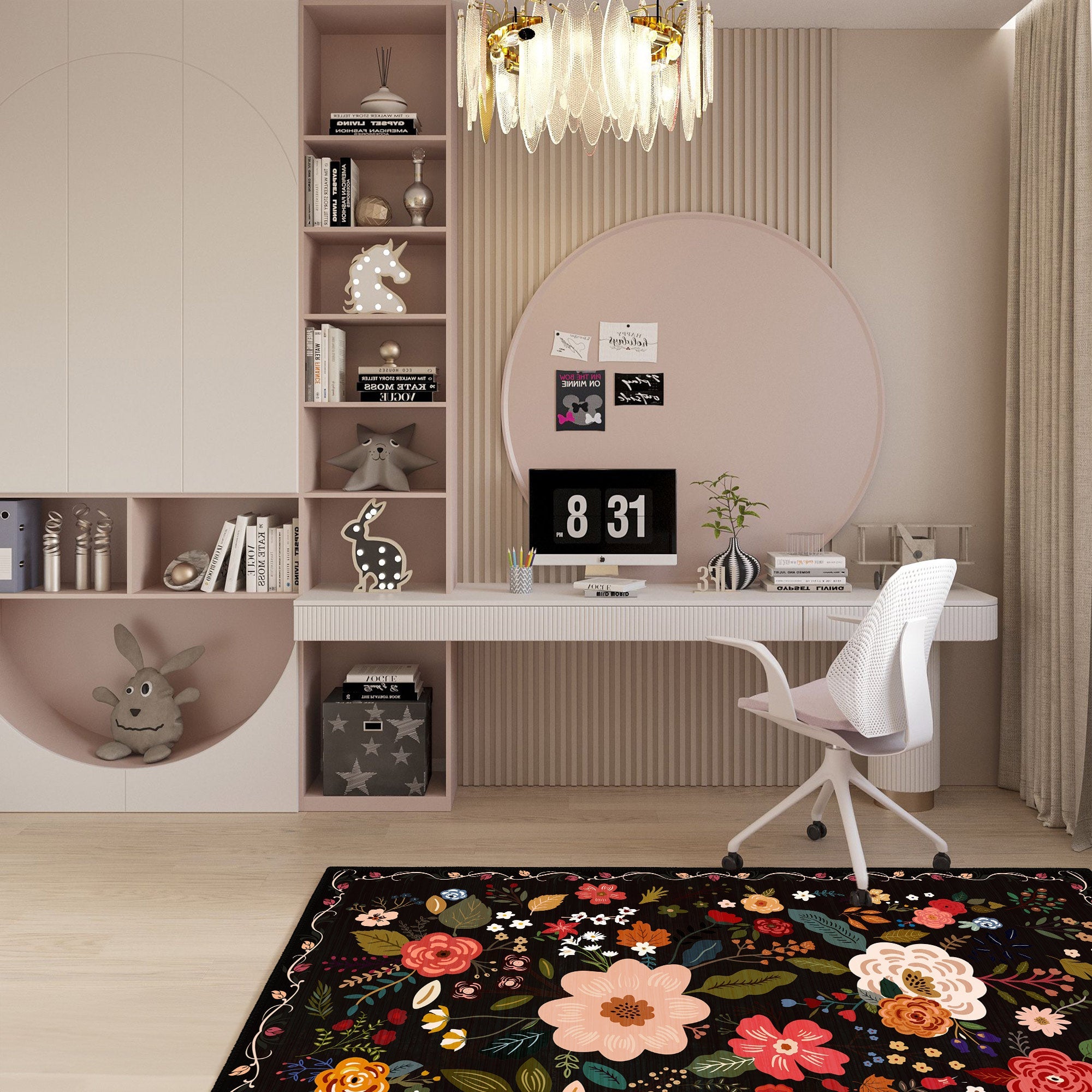 Zethor Machine Washable Area Rug