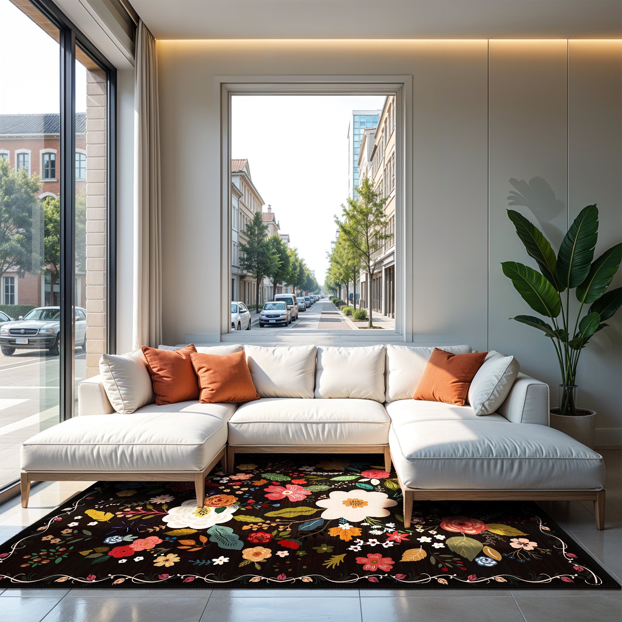 Zethor Machine Washable Area Rug