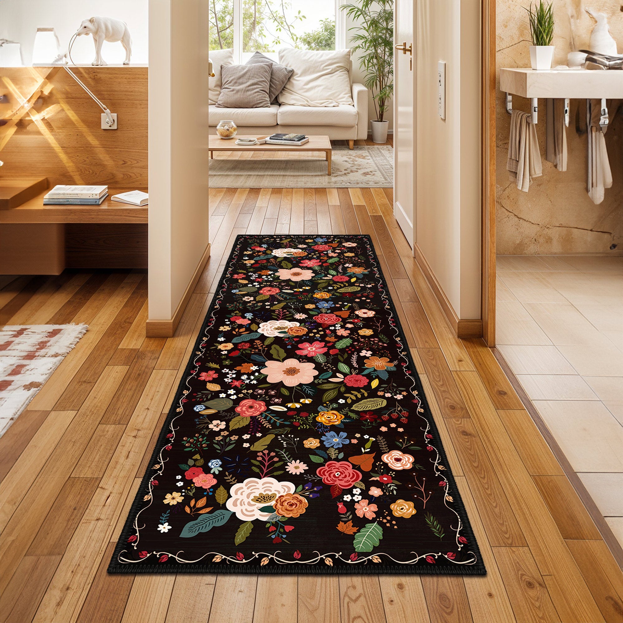 Zethor Machine Washable Area Rug