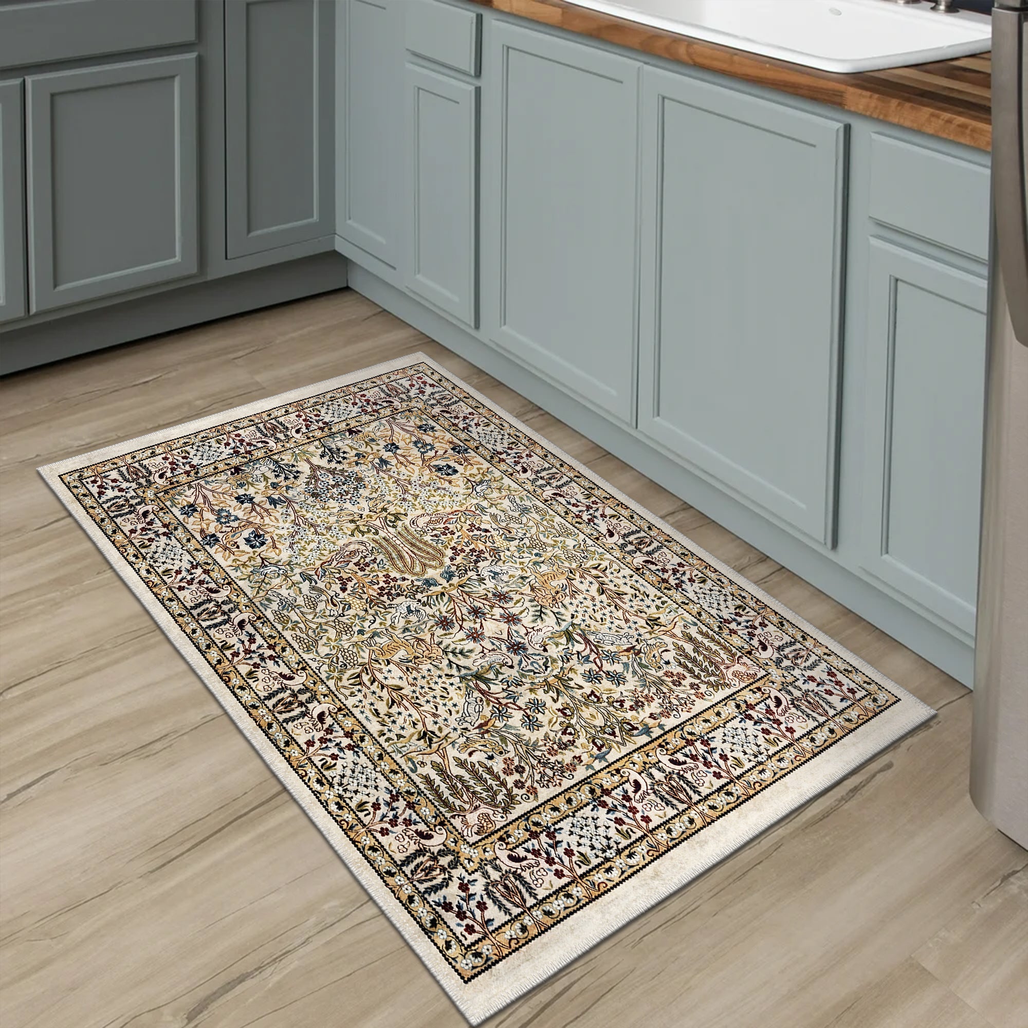 Crinum Machine Washable Area Rug