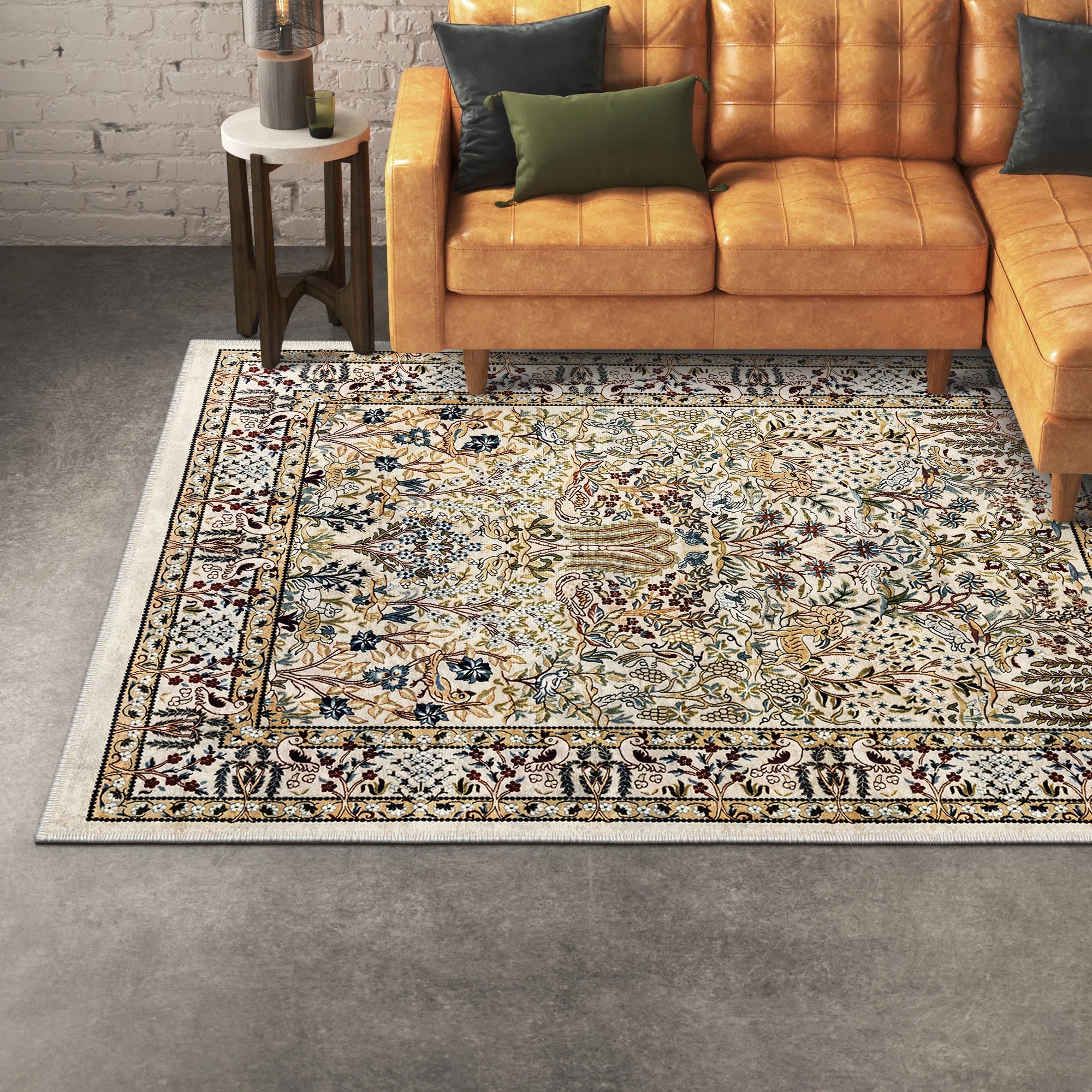 Crinum Machine Washable Area Rug