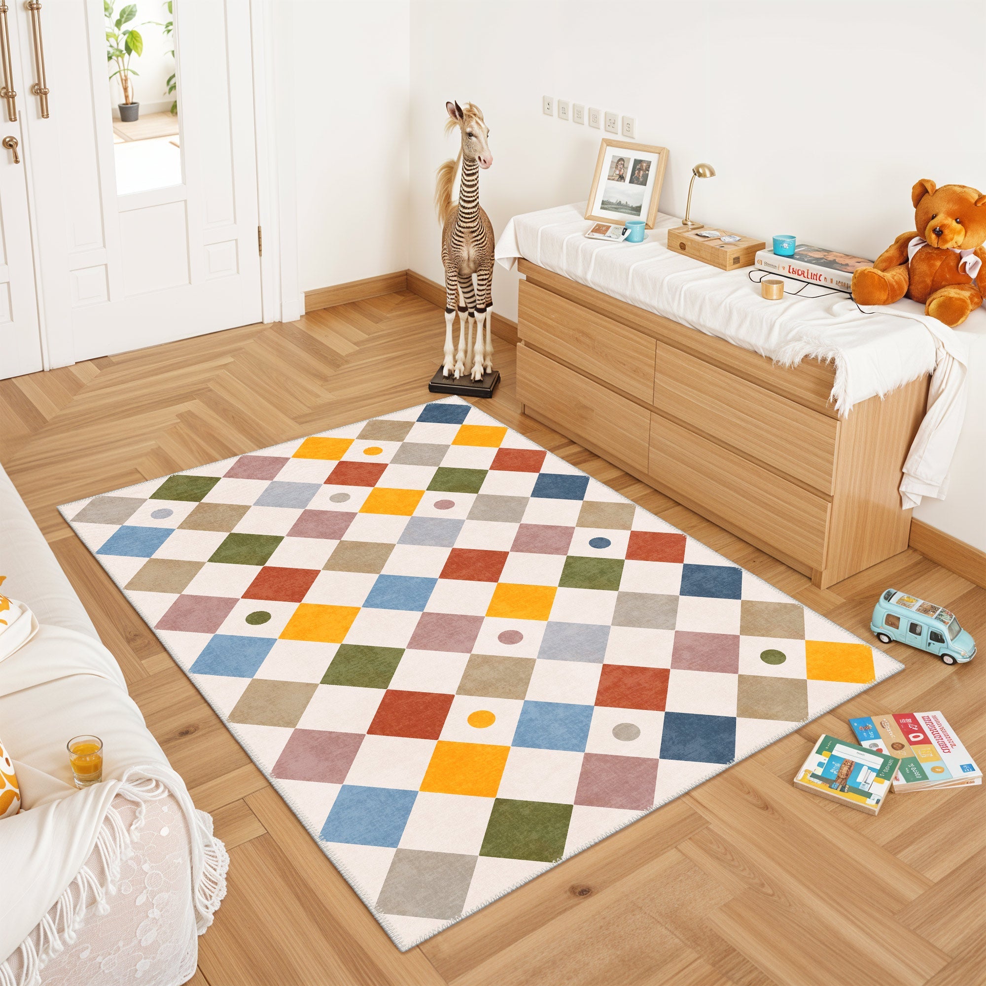 Alice Machine Washable Area Rug