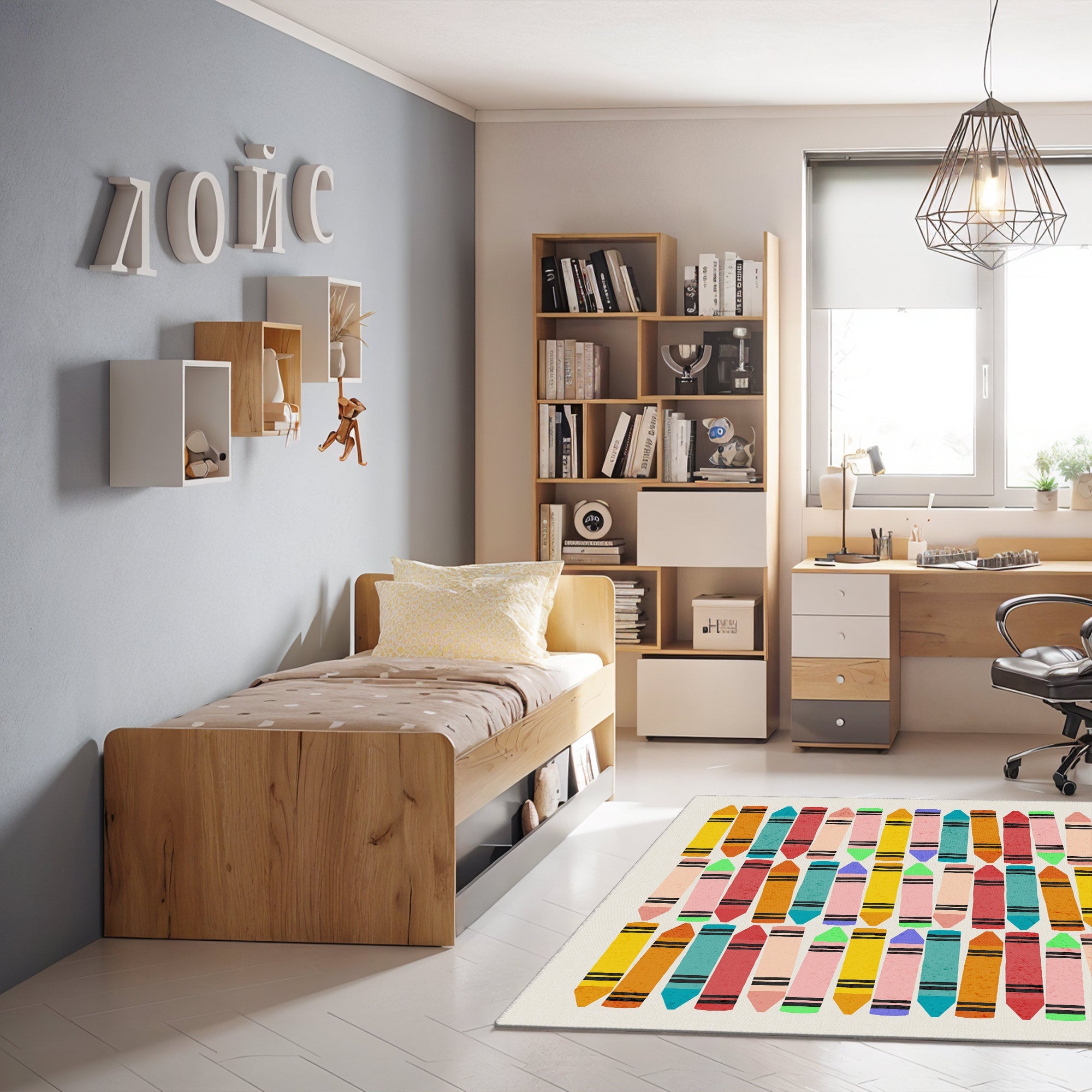 Adler Machine Washable Area Rug