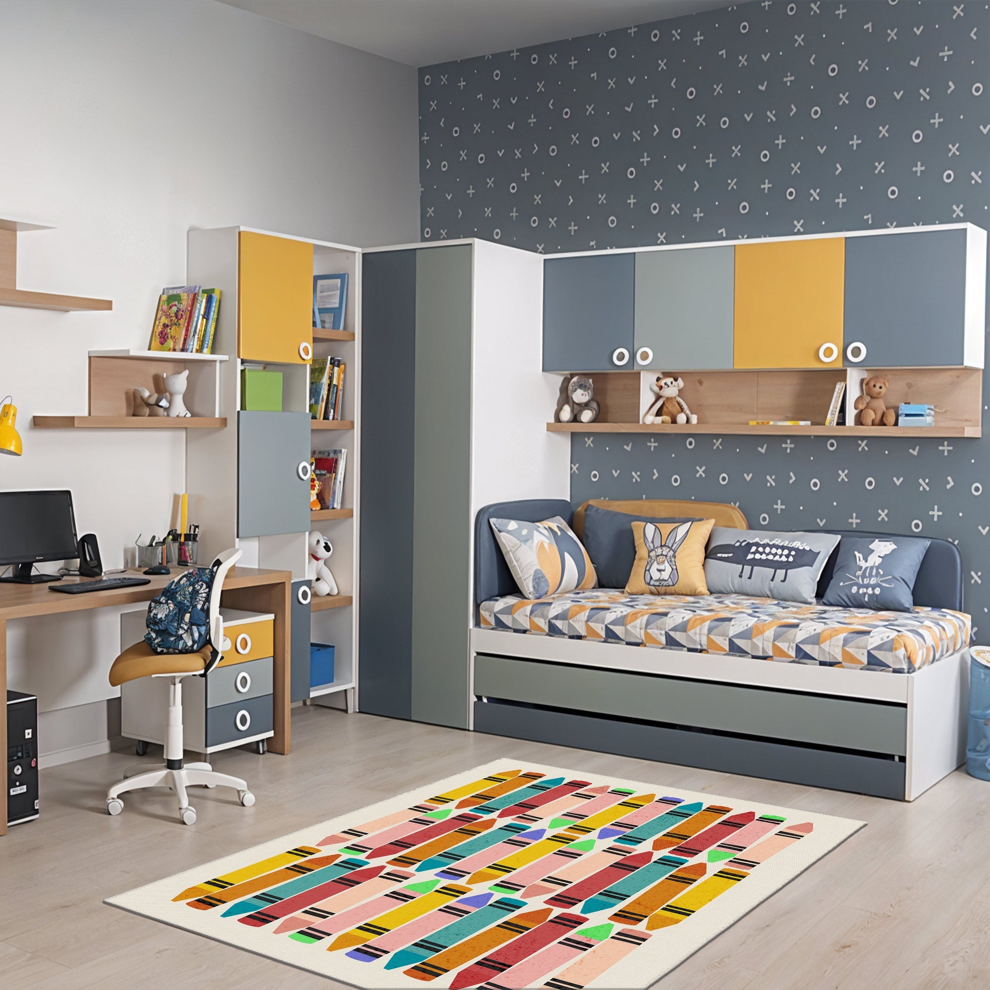 Adler Machine Washable Area Rug